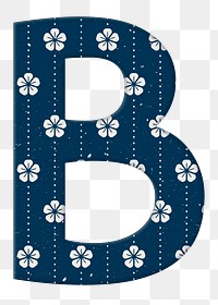 Ume Japanese pattern b png letter typography