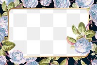 Floral frame png hand drawn design space