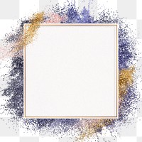 Glitter frame png purple sparkly | Free PNG Sticker - rawpixel