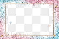 Shiny frame png gradient background