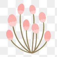 Png spring flowers on transparent background