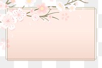 Png Japanese cherry blossom  pink frame Hanami festival