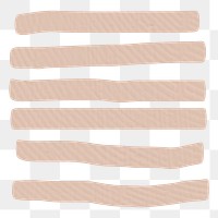 Png memphis light brown lines abstract design element
