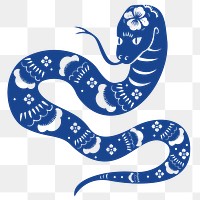 Png year of snake Chinese horoscope animal illustration