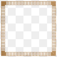 Frame png Lu symbol pattern golden square in Chinese New Year theme