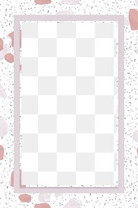 Png pink terrazzo frame transparent | Free PNG - rawpixel