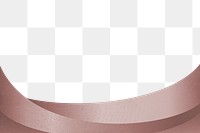 Png dusty pink border with transparent background