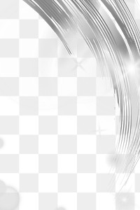 Png silver  border with transparent background