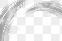 Png silver border with transparent background