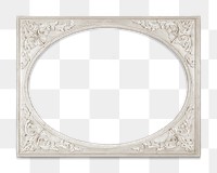 Picture frame mockup PNG sticker, home decor, vintage silver design