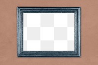 Antique frame mockup png, home decor, vintage gray design