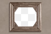 Png vintage picture frame mockup