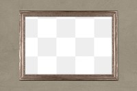 Png vintage picture frame mockup