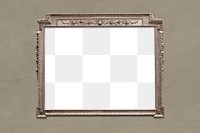 Png vintage picture frame mockup