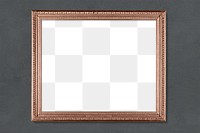 Png vintage picture frame mockup