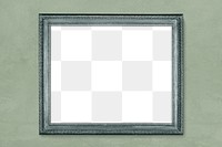 Antique frame mockup psd, home decor, vintage gray design