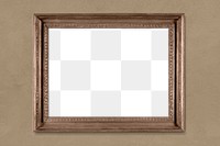 Png vintage picture frame mockup