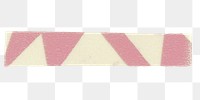 Abstract washi tape png clipart, pink pastel sticker on transparent background