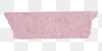 Pink washi tape png clipart, cute digital decorative sticker, transparent background