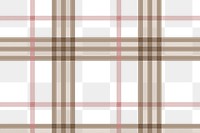 Tartan checkered png background, brown pattern design