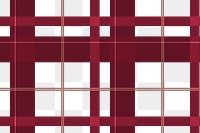 Red checkered png background transparent, abstract pattern design