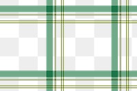 Tartan pattern png background, green traditional design