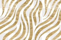 Gold png pattern, zebra, transparent background