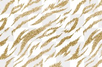 Gold png pattern, tiger, transparent background