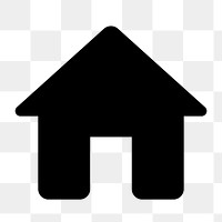 Home round icon png, for business website