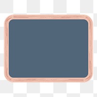 Chalkboard png sticker, stationery illustration, transparent background. Free public domain CC0 image.