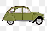 Classic car png sticker, vehicle illustration, transparent background. Free public domain CC0 image.