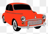 Classic car png sticker, vehicle illustration, transparent background. Free public domain CC0 image.