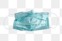 Surgical face mask for coronavirus protection transparent png