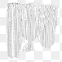 White brush stroke texture design element
