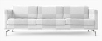 Modern sofa png mockup living room furniture