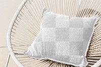 Pillow cushion cover mockup png transparent interior design