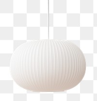 Rice ball lamp png mockup in Japandi interior design