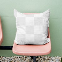 Cushion cover PNG mockup home decor