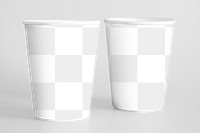 Paper cup png product mockup for cafe&rsquo;s