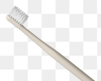 Small gray toothbrush transparent png