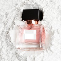 Feminine perfume bottle design element