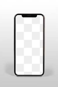 Black smartphone screen mockup background<br /><br /> 