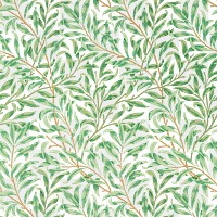 William Morris png willow bough pattern background, vintage green, nature illustration