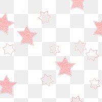 Pink star pattern background design element