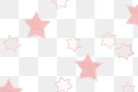 Pink star pattern background design element