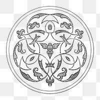 Medieval emblem png badge symbol