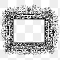 Medieval frame png transparent background