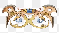 Png Victorian emblem ornamental decorative