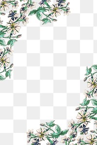 Vintage floral template design elements