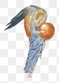 Vintage allegory illustration design element